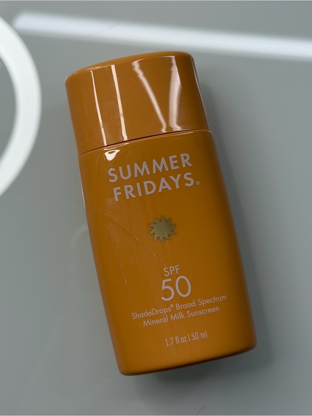 Summer Fridays SPF 50 ShadeDrops Mineral Milk Sunscreen